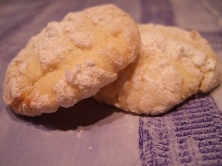 Biscuits citron gingembre (gros plan)