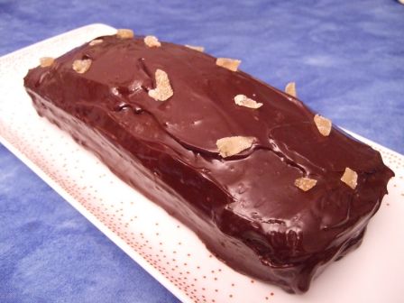 Cake chocolat gingembre pistache (vue générale)
